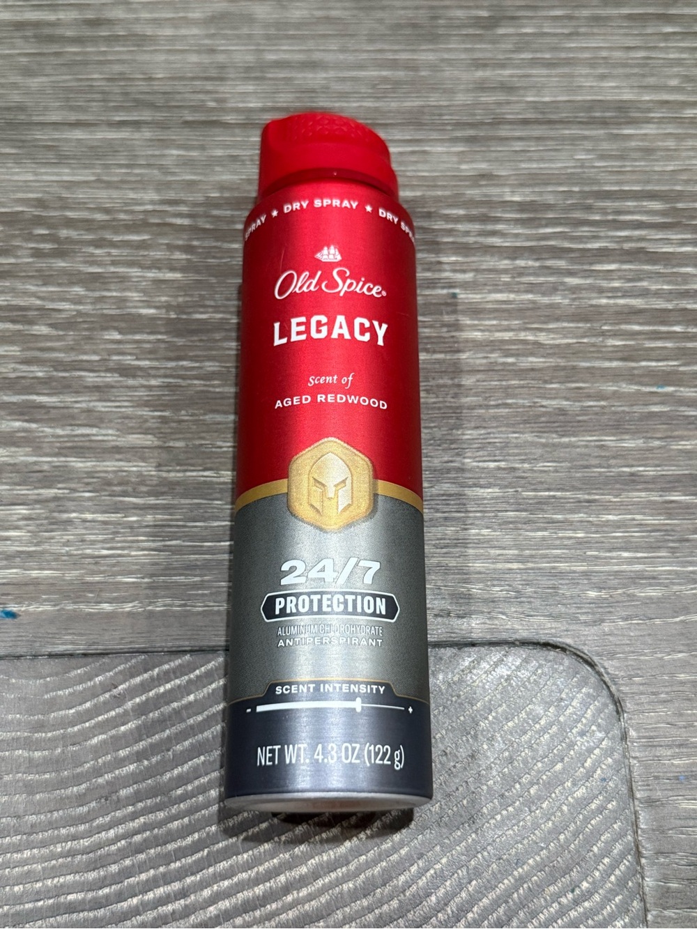 New Old Spice Legacy scent of redwood 24/7 Protection Dry Spray